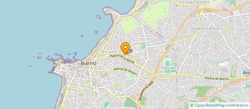 localisation de l'entreprise MADAME SYLVIE ROQUEFORT à BIARRITZ