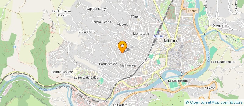 localisation de l'entreprise MADAME SYLVIE ROSADO  MILLAU