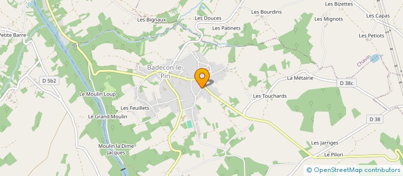 localisation de l'entreprise MADAME SYLVIE ROSE MARIE BERRIN à BADECON-LE-PIN