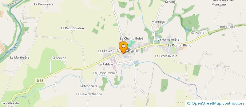 localisation de l'entreprise MADAME SYLVIE ROSSARD  CHANTRIGNE