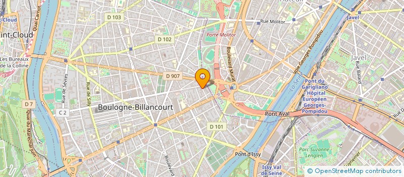 localisation de l'entreprise MADAME SYLVIE ROUAUD à BOULOGNE-BILLANCOURT