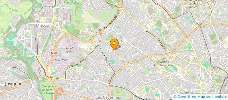 localisation de l'entreprise MADAME SYLVIE ROUCHON à MONTPELLIER