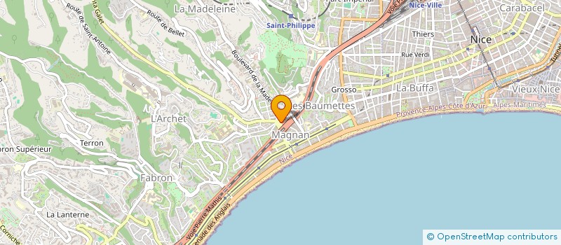 localisation de l'entreprise MADAME SYLVIE ROUGIEUX à NICE