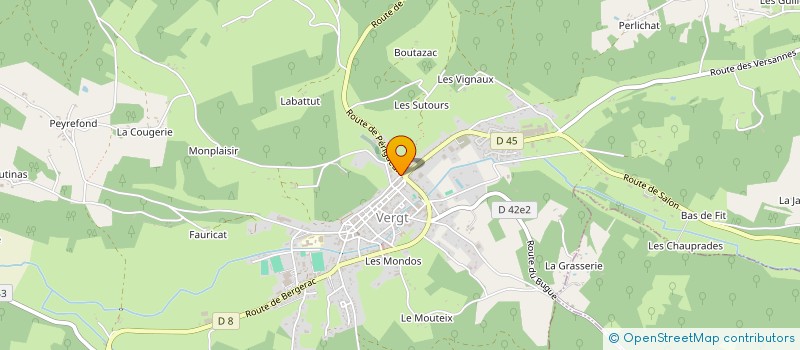 localisation de l'entreprise MADAME SYLVIE ROUILLARD  VERGT