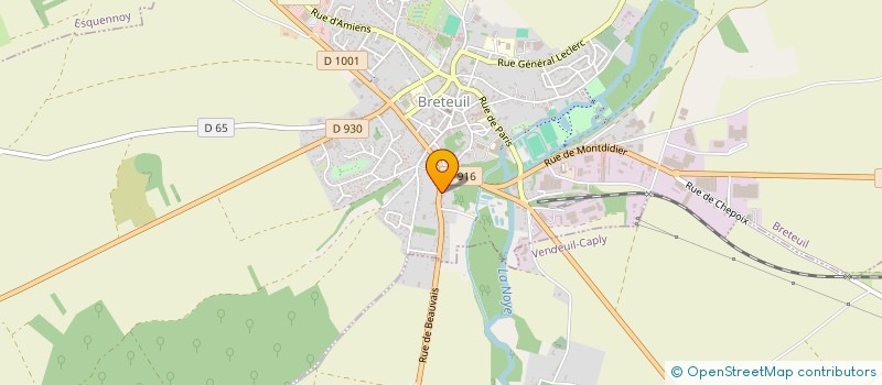 localisation de l'entreprise MADAME SYLVIE ROULEAU  BRETEUIL