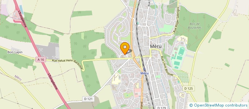 localisation de l'entreprise MADAME SYLVIE ROUSSEAU  MERU