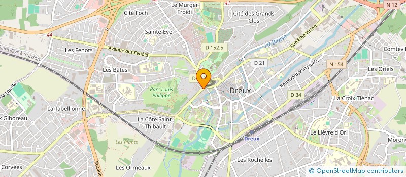 localisation de l'entreprise MADAME SYLVIE ROUSSEL à DREUX