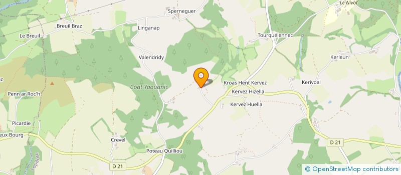 localisation de l'entreprise MADAME SYLVIE ROUSSEL  LOPEREC