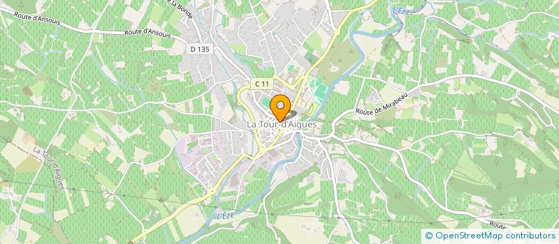 localisation de l'entreprise MADAME SYLVIE ROUSSEL  LA TOUR-D'AIGUES