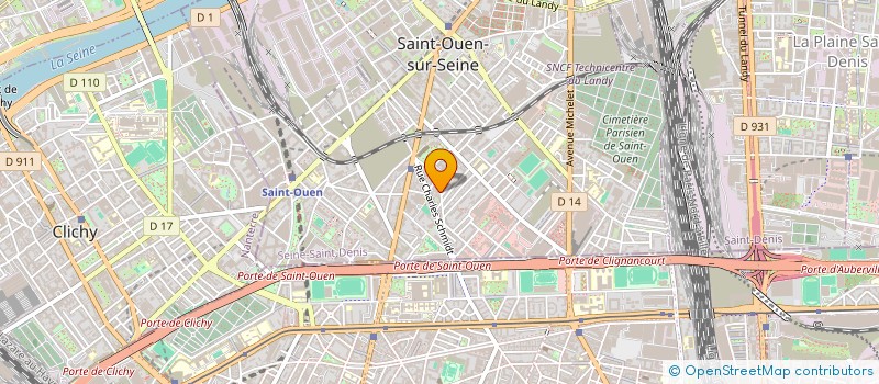 localisation de l'entreprise MADAME SYLVIE ROUSSELET à SAINT-OUEN-SUR-SEINE