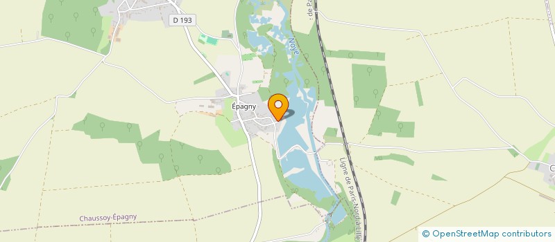 localisation de l'entreprise MADAME SYLVIE ROUSSELLE  CHAUSSOY-EPAGNY