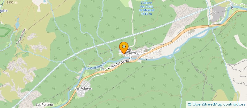 localisation de l'entreprise MADAME SYLVIE ROUSSELLE  LIVET-ET-GAVET