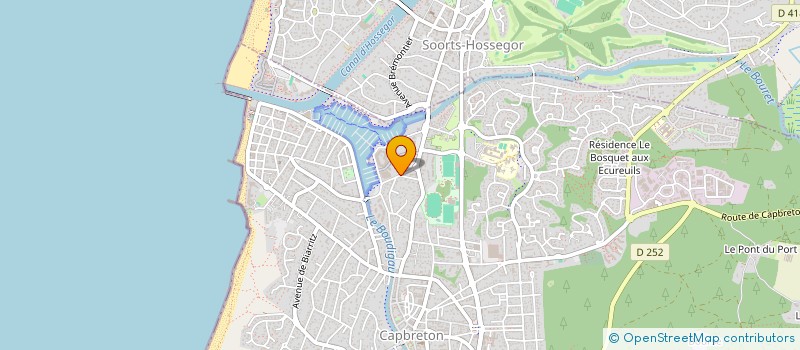 localisation de l'entreprise MADAME SYLVIE ROUSSET  CAPBRETON