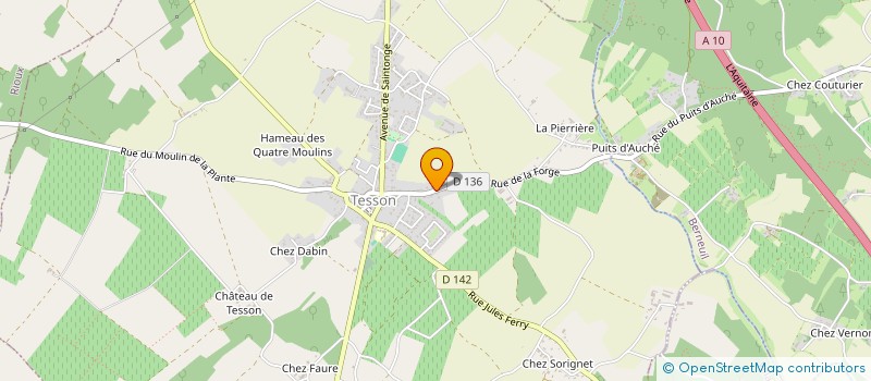 localisation de l'entreprise MADAME SYLVIE ROUSSILLON  TESSON