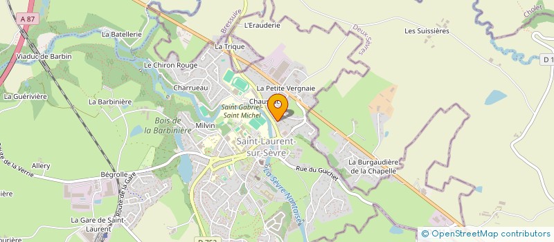 localisation de l'entreprise MADAME SYLVIE ROUTIOT  SAINT-AUBIN-DES-ORMEAUX