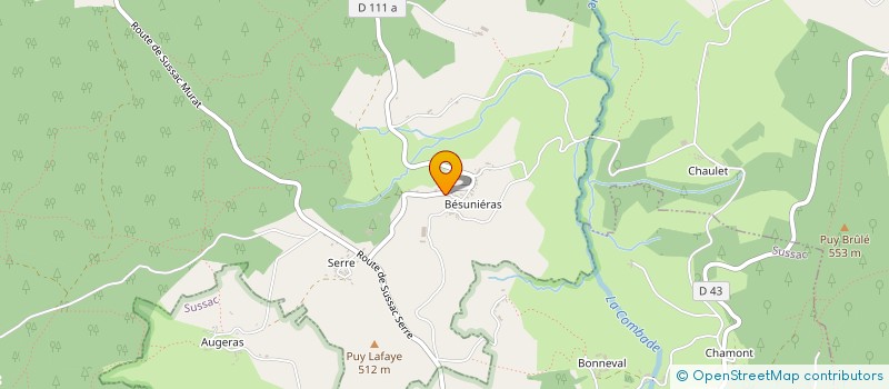 localisation de l'entreprise MADAME SYLVIE ROUX  CHATEAUNEUF-LA-FORET