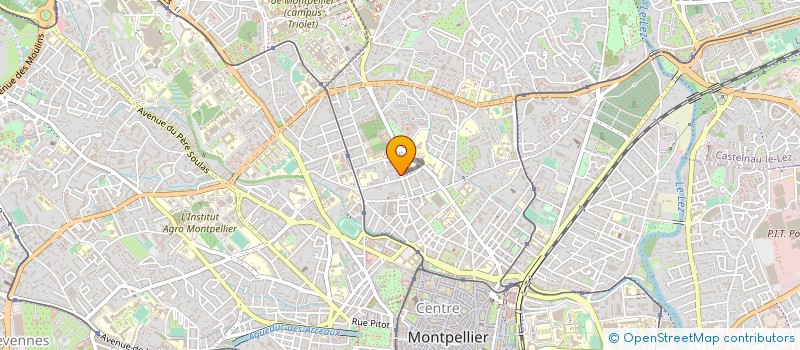 localisation de l'entreprise MADAME SYLVIE ROUX à MONTPELLIER