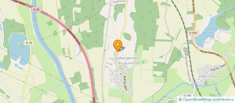 localisation de l'entreprise MADAME SYLVIE ROY  LABERGEMENT-LES-AUXONNE