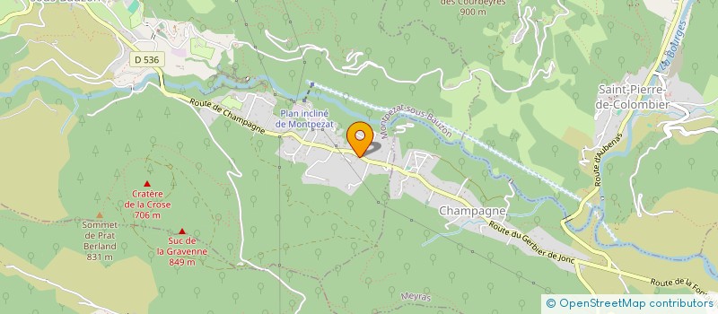 localisation de l'entreprise MADAME SYLVIE ROY  MONTPEZAT-SOUS-BAUZON