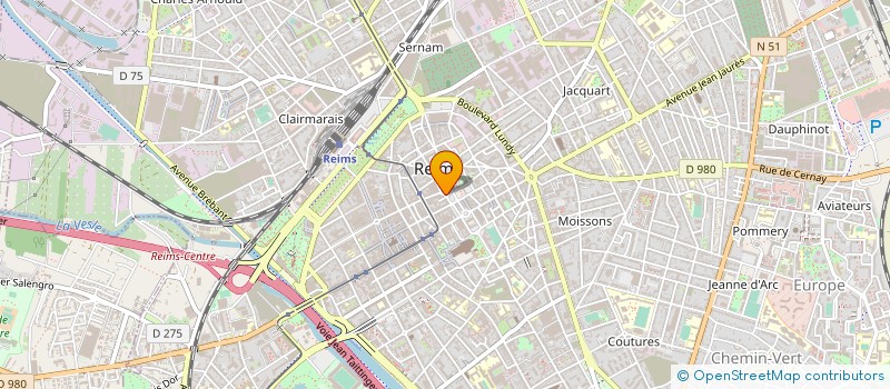 localisation de l'entreprise MADAME SYLVIE ROYER  REIMS