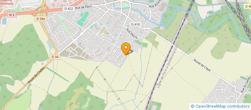 localisation de l'entreprise MADAME SYLVIE RUDELLE  CLAYE-SOUILLY