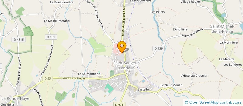 localisation de l'entreprise MADAME SYLVIE RUEL  SAINT-SAUVEUR-VILLAGES