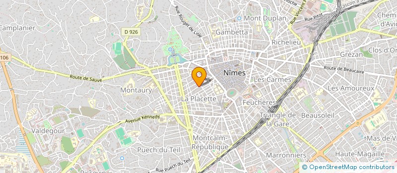 localisation de l'entreprise MADAME SYLVIE SABATIER  NIMES