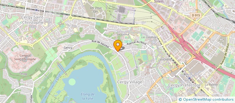 localisation de l'entreprise MADAME SYLVIE SABINE SICRE à CERGY