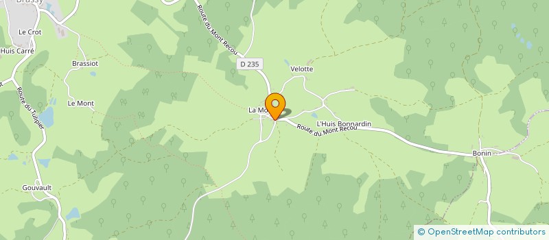 localisation de l'entreprise MADAME SYLVIE SACQUET  BRASSY