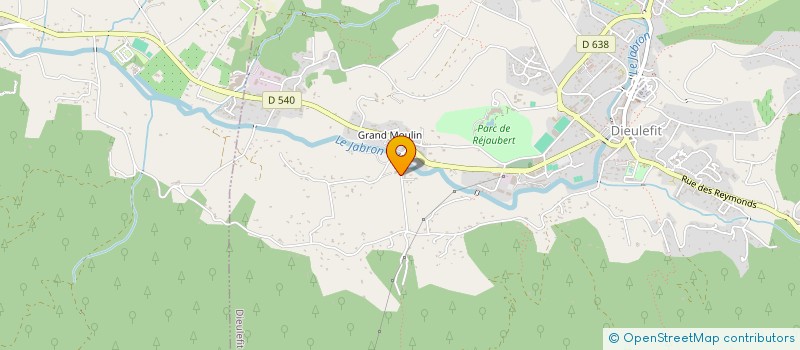 localisation de l'entreprise MADAME SYLVIE SAIMMAIME à DIEULEFIT