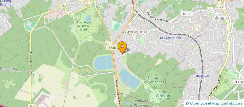 localisation de l'entreprise MADAME SYLVIE SAINTEFF à LOUVECIENNES