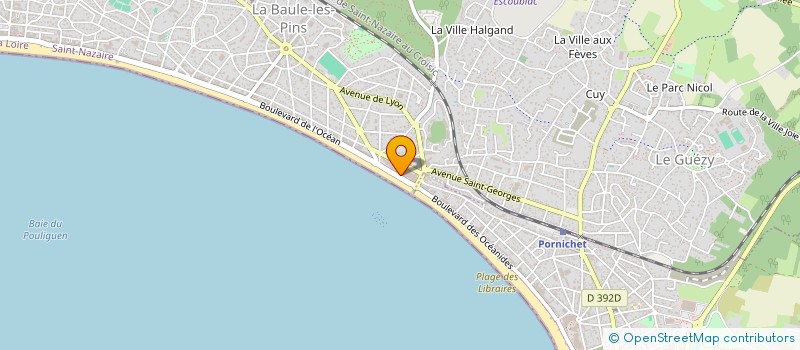 localisation de l'entreprise MADAME SYLVIE SALAGNAC à LA BAULE-ESCOUBLAC