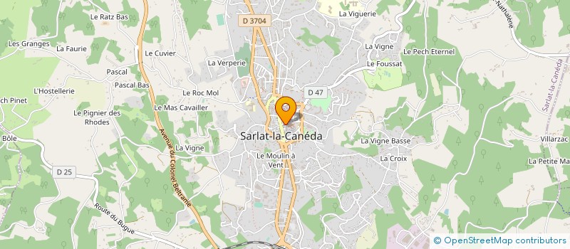 localisation de l'entreprise MADAME SYLVIE SALEMBIER  SARLAT-LA-CANEDA