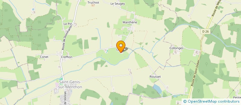 localisation de l'entreprise MADAME SYLVIE SALOT  SAINT-GENIS-SUR-MENTHON