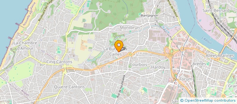 localisation de l'entreprise MADAME SYLVIE SANCENOT  BIDART