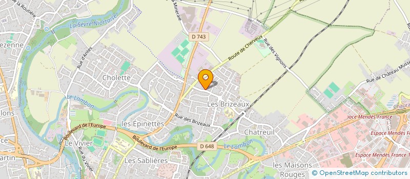 localisation de l'entreprise MADAME SYLVIE SAPIN  NIORT