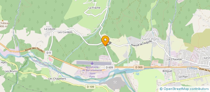 localisation de l'entreprise MADAME SYLVIE SARLIN  SAINT-PONS