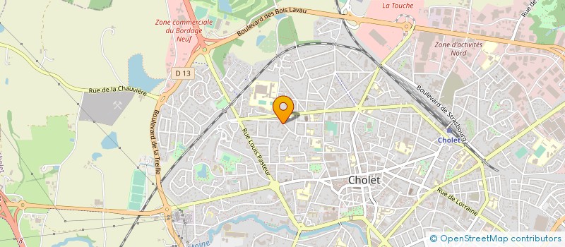 localisation de l'entreprise MADAME SYLVIE SARRA à CHOLET