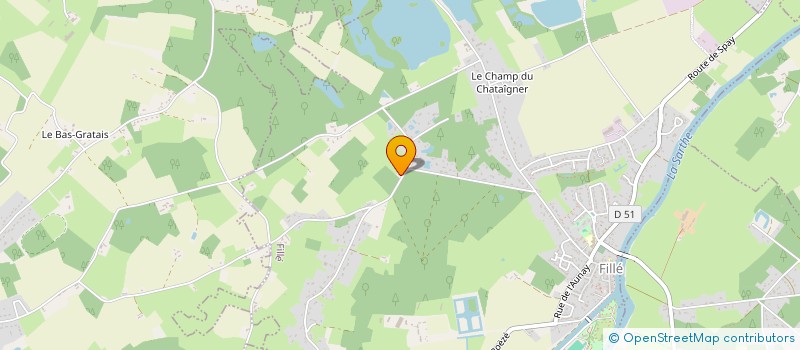 localisation de l'entreprise MADAME SYLVIE SAUDREAU  FILLE