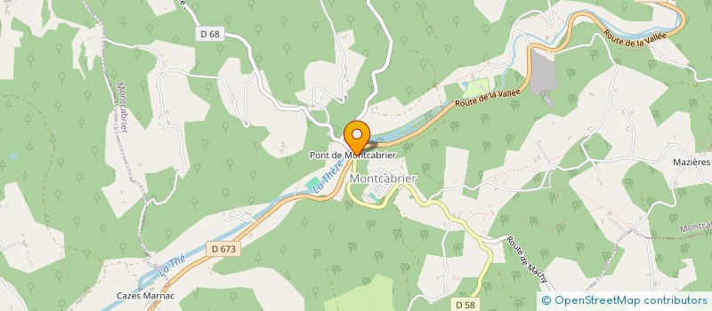 localisation de l'entreprise MADAME SYLVIE SAUER  MONTCABRIER