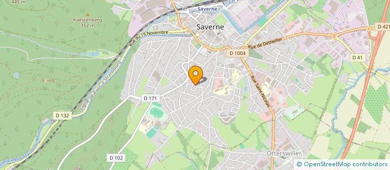 localisation de l'entreprise MADAME SYLVIE SAUER  SAVERNE