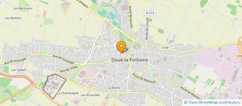 localisation de l'entreprise MADAME SYLVIE SAUNIER à DOUE-EN-ANJOU