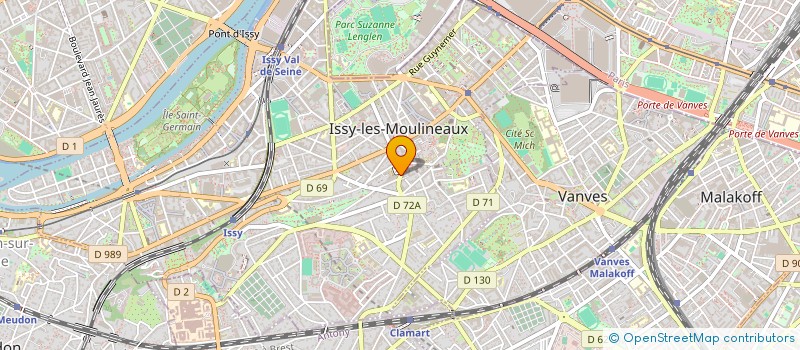 localisation de l'entreprise MADAME SYLVIE SAUVANET à ISSY-LES-MOULINEAUX