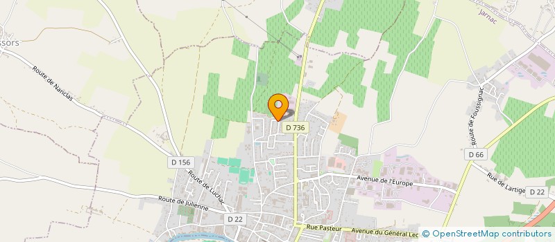 localisation de l'entreprise MADAME SYLVIE SAUVION à JARNAC