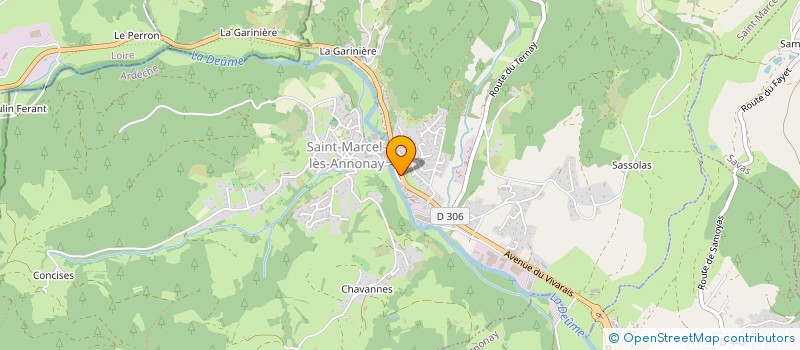 localisation de l'entreprise MADAME SYLVIE SAUZEAT à SAINT-MARCEL-LES-ANNONAY