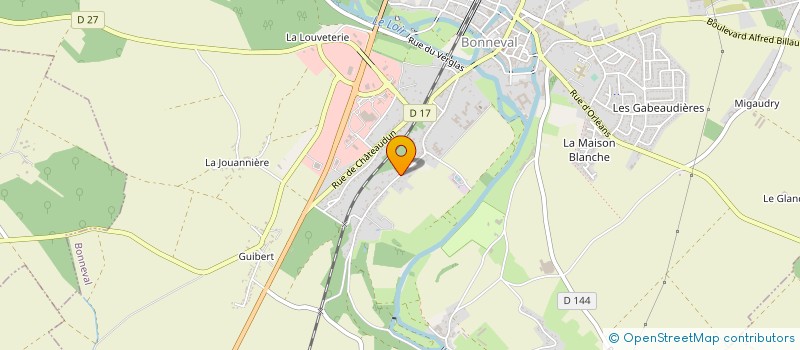 localisation de l'entreprise MADAME SYLVIE SAVIGNY  BONNEVAL