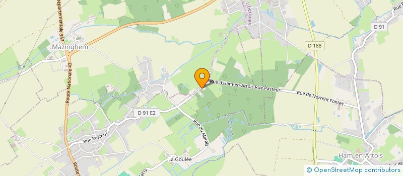 localisation de l'entreprise MADAME SYLVIE SAVIO  MAZINGHEM