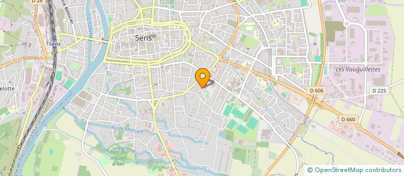 localisation de l'entreprise MADAME SYLVIE SAWRUN  SENS