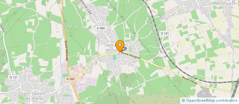 localisation de l'entreprise MADAME SYLVIE SCAGLIONE à SAINT-GENIES-DE-COMOLAS
