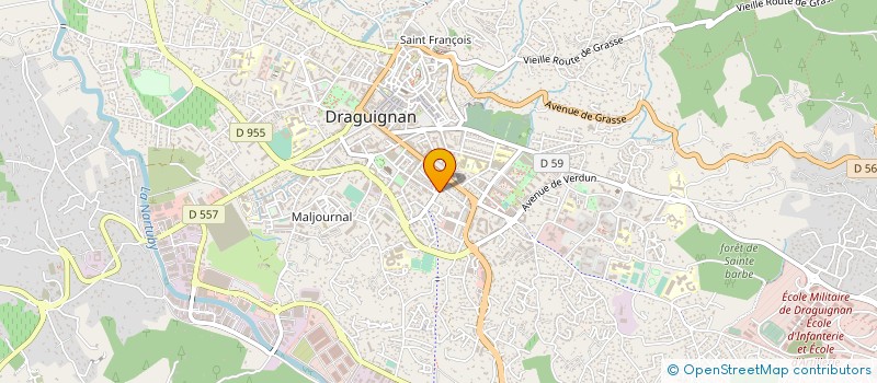 localisation de l'entreprise MADAME SYLVIE SCANU  DRAGUIGNAN